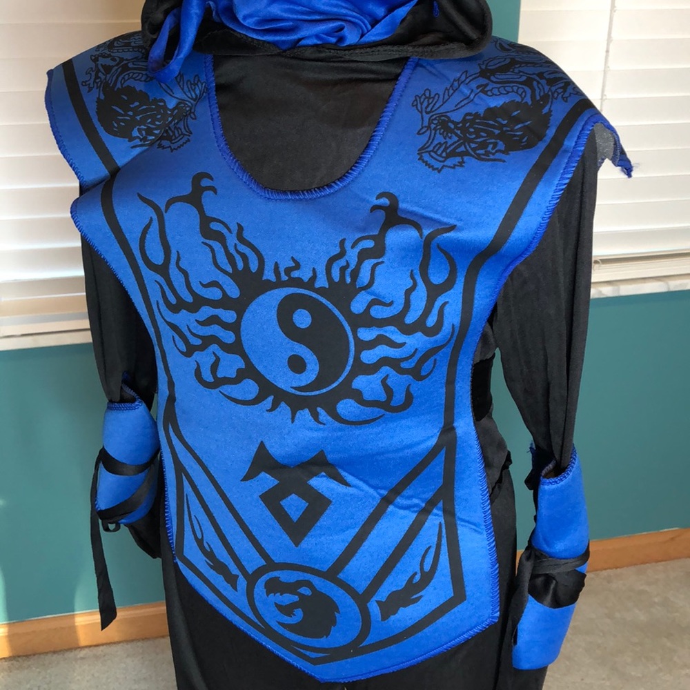 COSTUME - Blue Ninja sz. 8-10